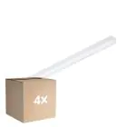 Multipack 4x Philips LED Deckenleuchte CoreLine Weiß 25W/37W 3500lm/5200lm - 830-840 CCT| 150cm - Ersatz Für 2x58W