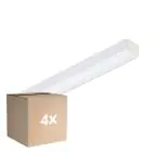 Multipack 4x Philips LED Deckenleuchte CoreLine Weiß 10.8W/17W 1500lm/2400lm - 830-840 CCT | 60cm - Ersatz Für 2x18W