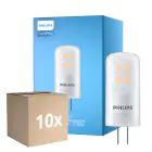 Multipack 10x Philips CorePro LED Capsule G4 Matt 2.1W 210lm - 827 Extra Warmweiß | Dimmbar - Ersatz Für 20W