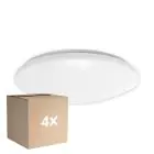 Multipack 4x Noxion LED-Wand- und Deckenleuchte Corido V2 Weiß 12/16/20W 2000lm 830-840-865 CCT | IP44 - Bewegungs- und Lichtsensor