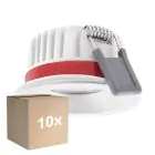 Multipack 10x Ledvance LED-Spot Fire Rated Aluminium Weiß 8W 680lm 36D - 930 Warmweiß | Ausschnitt 68mm - IP65 - Höchste Farbwiedergabe - Dimmbar