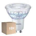 Multipack 10x Philips MASTER Value LED-Spot GU10 PAR16 5.5W 575lm 36D - 930 Warmweiß | Höchste Farbwiedergabe - Dimmbar - Ersatz Für 80W