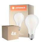 Multipack 4x Ledvance Classic LED E27 Birne Fadenlampe Matt 24W 3452lm - 840 Kaltweiß | Ersatz für 200W