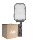Multipack 4x Ledvance LED-Straßenbeleuchtung Area Value klein SPD Aluminium Grau 30W 3900lm 160x58D - 730 Warmweiß | IP66 - Symmetrisch