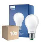 Multipack 10x Philips MASTER LED Glühbirne Ultra Efficient E27 Birne Matt 4W 840lm - 830 Warmweiß | Ersatz für 60W