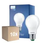 Multipack 10x Philips MASTER LED Glühbirne Ultra Efficient E27 Birne Matt 7.3W 1535lm - 840 Kaltweiß | Ersatz für 100W