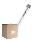 Multipack 8x Osram LED Röhre T8 Fluora (EM/Mains) Standard Output 15W 1150lm - 825 Extra Warmweiß | 120cm - Ersatz Für 36W