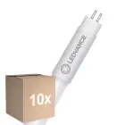 Multipack 10x Ledvance LED Röhre T5 AC Mains P Mains (AC) High Output 18W 2800lm - 865 Tageslichtweiß | 85cm - Ersatz Für 39W