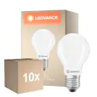 Multipack 10x Ledvance Classic LED E27 Birne Matt 5.9W 806lm - 827 Extra Warmweiß | Dimmbar | mable - Ersatz Für 60W