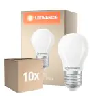 Multipack 10x Ledvance Classic LED E27 Birne Matt 3.4W 470lm - 827 Extra Warmweiß | Dimmbar - Ersatz Für 40W