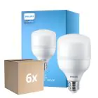 Multipack 6x Philips CorePro LED E27 Matt 20W 2050lm - 830 Warmweiß | Ersatz Für 120W