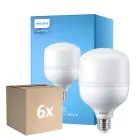Multipack 6x Philips CorePro LED E27 Matt 30W 3200lm - 830 Warmweiß | Ersatz Für 150W