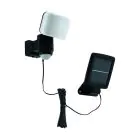 Eglo Wandleuchte Casabas Schwarz 5W 470lm - 865 Tageslichtweiß | IP44