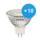 Multipack 10x Noxion LED-Spot GU5.3 MR16 4.4W 345lm 60D - 830 Warmweiß | Dimmbar - Ersatz für 35W