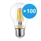 Multipack 100x Noxion Lucent LED E27 Birne Fadenlampe Klar 4.5W 470lm - 822-827 Dim To Warm | Dimmbar - Ersatz für 40W