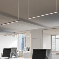Bürobeleuchtung mit LED-Lichtbandsystemen