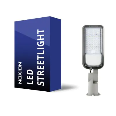 Noxion Led-Straßenbeleuchtung 70W 8400lm 70x140D - 740 Kaltweiß | IP65 - Lichtsensor - Asymmetrisch
